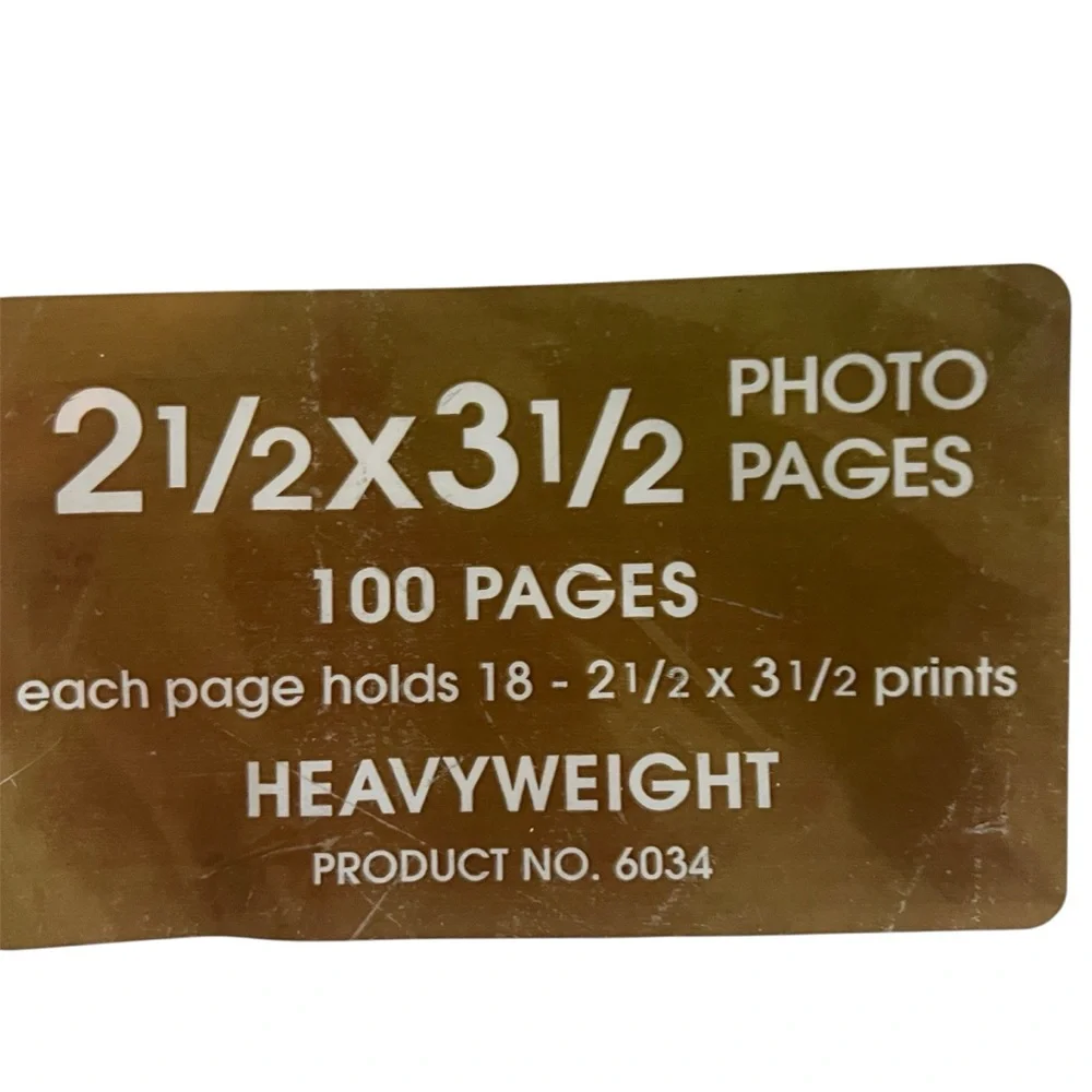 Trading Card PHOTO SAVER CLEAR VUE Pages Archival Sleeves Vue  Negatives Slides